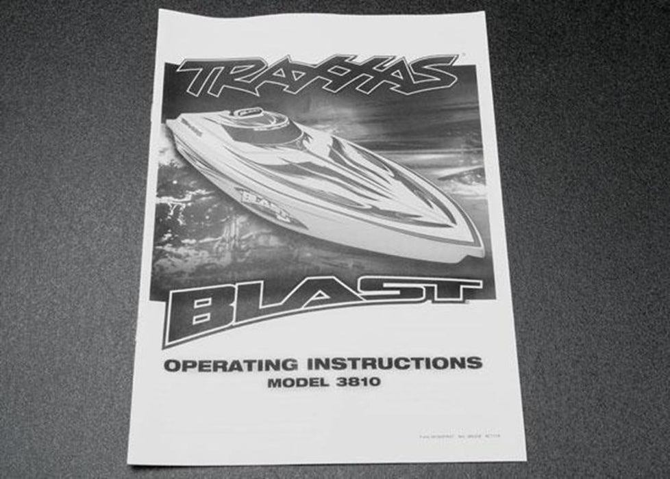 Traxxas 3899X - Owner's Manual Blast