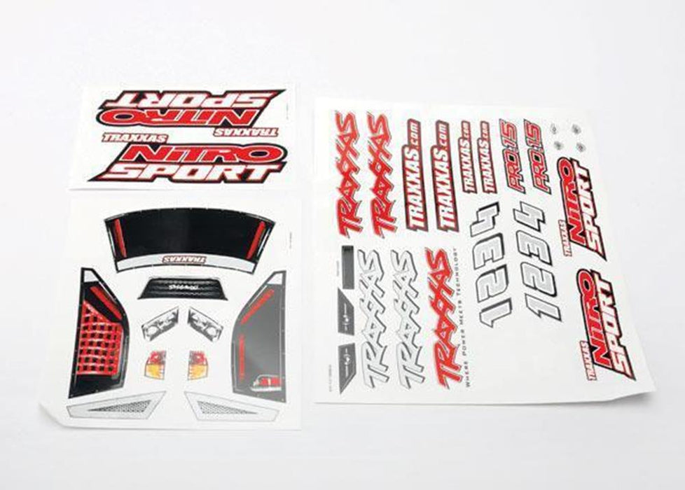 Traxxas 4513R - Decal Sheets Nitro Sport