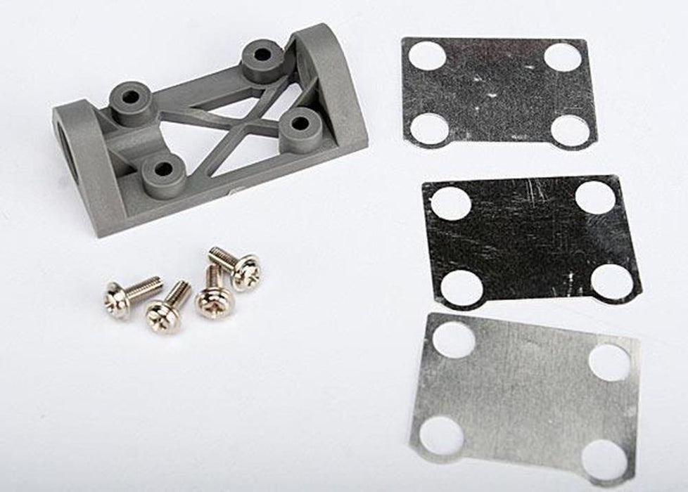 zTraxxas 4827A - Bearing Block Front (Supports Front Shaft) (Grey)