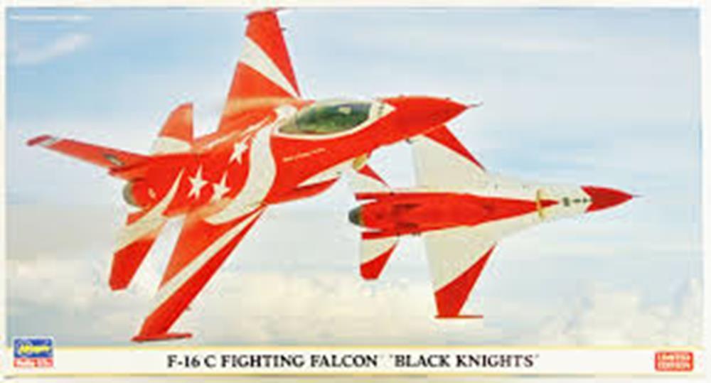 Hasegawa 07395 1/48 F-16C Fighting Falcon Black Knights Limited Edition