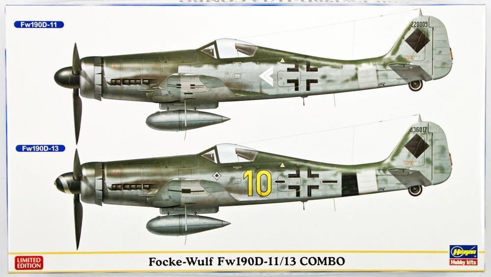 Hasegawa 02115 1/72 Focke-Wulf FW190D-11/13 Combo (2 kits) Limited Edition