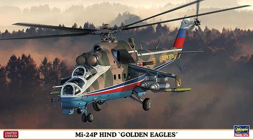 Hasegawa 02127 1/72 Mi-24P Hind Golden Eagles