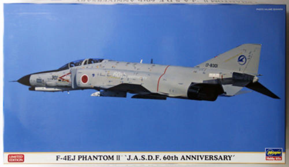 Hasegawa 02147 1/72 F- 4EJ Phantom II JASDF 60th Anniversary Limited Edition
