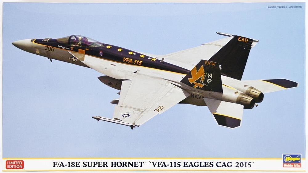 Hasegawa 02175 1/72 F/A-18E Super Hornet VFA-115 Eagles CAG 2015 Limited Edition