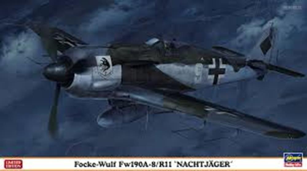 Hasegawa 07394 1/48 Focke-Wulf FW190A-8/R11 Nachtjager Limited Edition