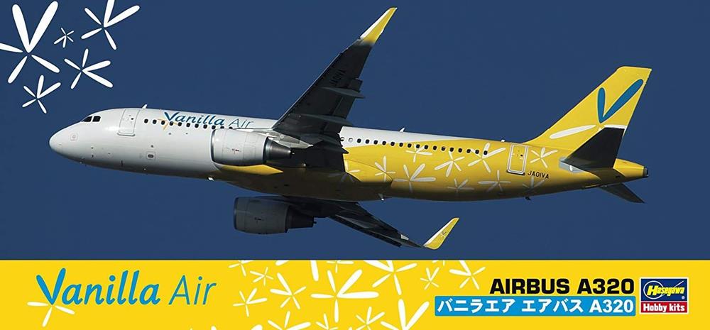 Hasegawa 10743 1/200 Vanilla Air Airbus A320