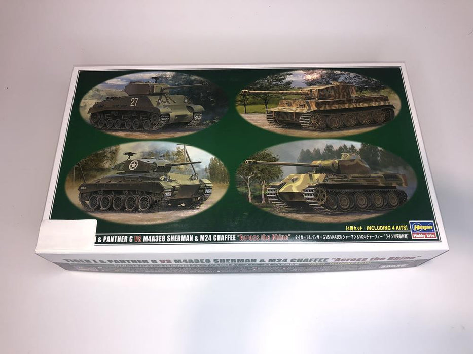 Hasegawa 30035 1/72 Tiger I/Panther G Vs. M4A3E8 Sherman/M24 (4 kits) Limited Edition