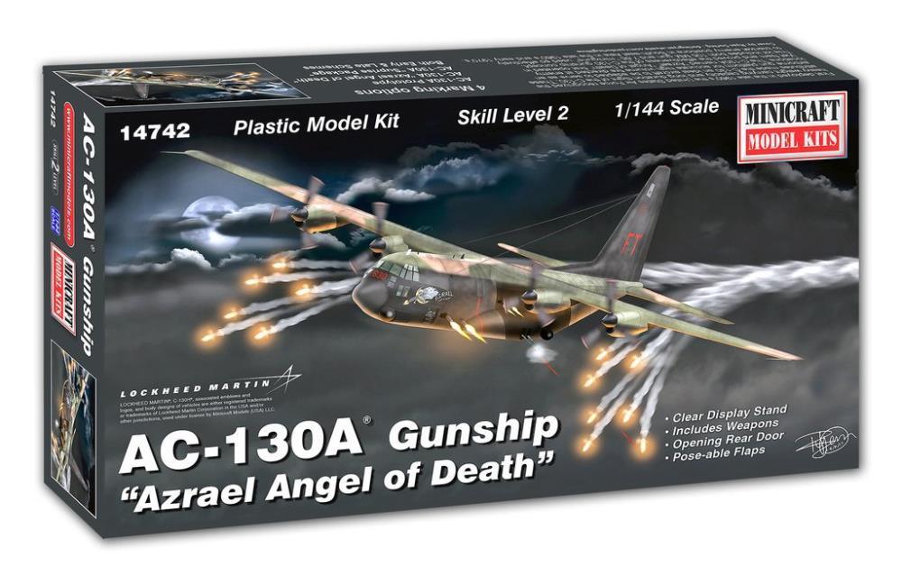 Minicraft Model Kits 14742 1/144 AC-130A Gunship (Spooky)