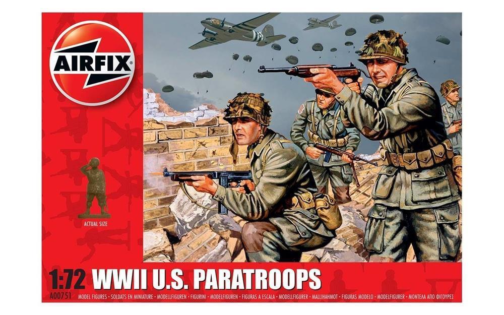 Airfix 00751 1/72  WWII U.S. Paratroops