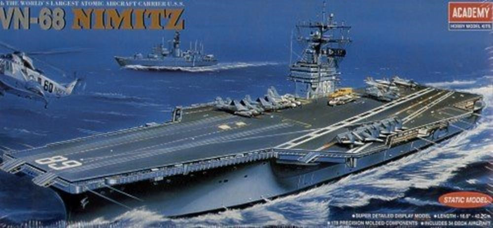 Academy 14213 1/800 USS CVN-68 NIMITZ