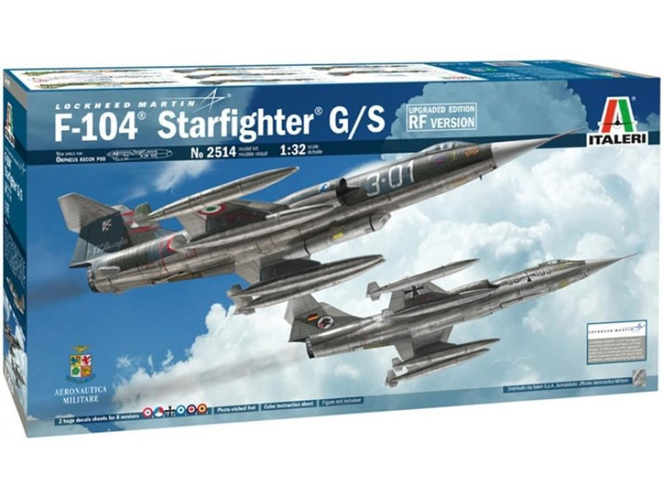 Italeri 2514 1/32 TF-104G STARFIGHTER upgrade version