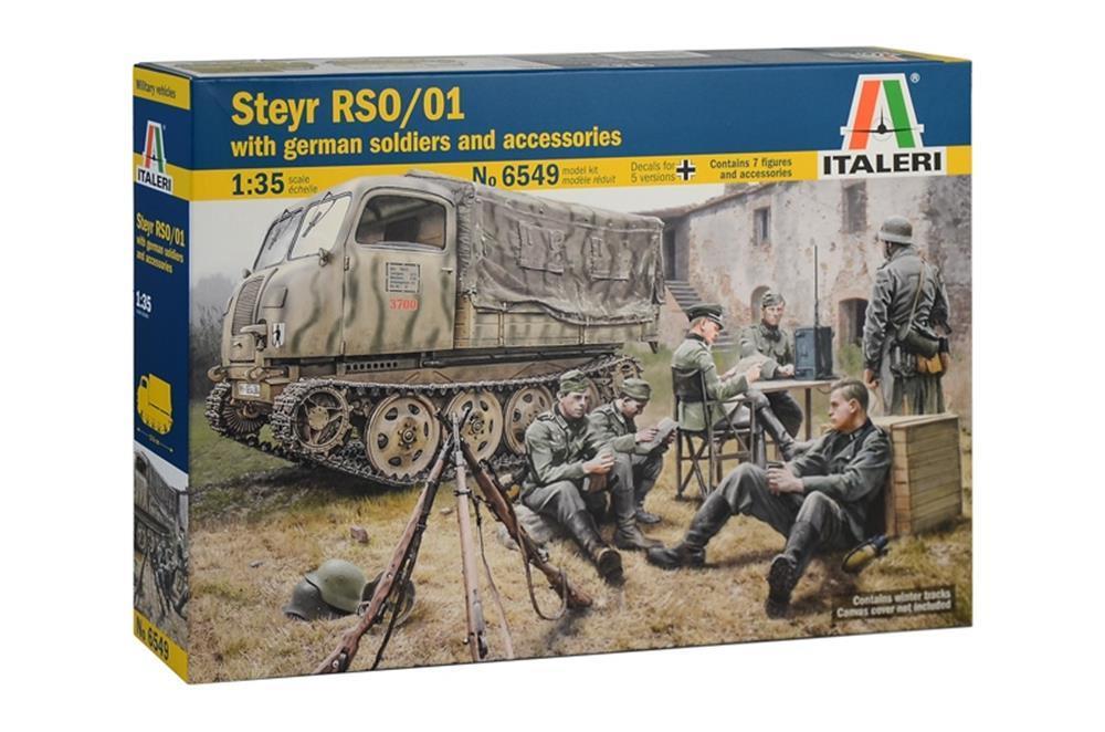 Italeri 1/35 6549 Steyr Rso/01 With German Soldiers