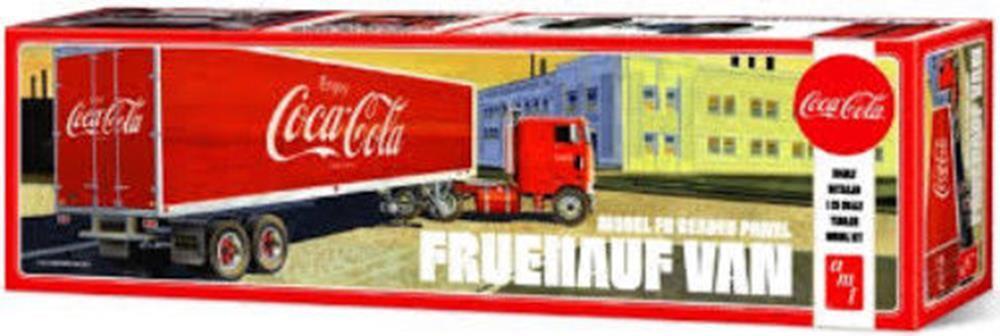 AMT 1109 1/25 Fruehauf Beaded Van Semi Trailer (Coca- Cola)
