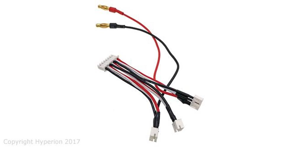 Hyperion HP-CHGBLCL-UMX3PS Series Charge & Balancing Cable for 3pcs UMX 2S LiPo (6S1P)