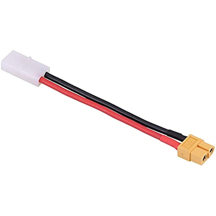 Helios - Adapter Lead / Charge Cable - XT60(Male) To Tamiya(Female (Plastic Outer - Tamiya Battery End)) - 120mm(Length)