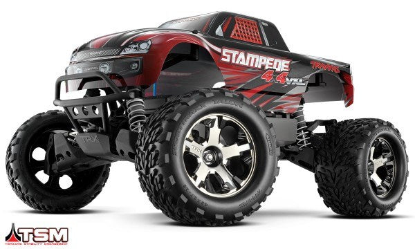 Traxxas 67086-4 - 1/10 Stampede 4X4 VXL Monster Truck with TSM