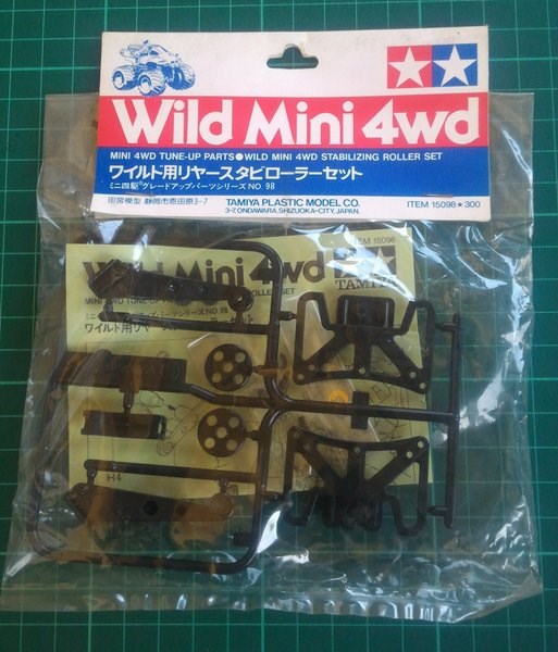 Tamiya 15098 Mini 4WD Tune-Up Parts: Wild Mini 4WD Stabilizing Roller Set