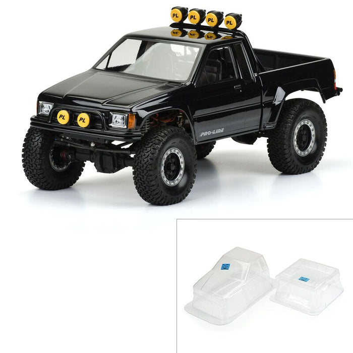 Pro-Line PRO346600 85 Toyota HiLux SR5 Clr Body:SCX10 Honcho 12.3 WB