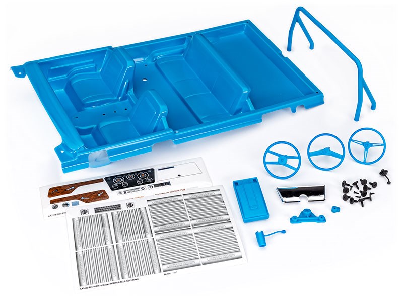 Traxxas 9114-BLUE INTERIOR 69-72 BLAZER BLUE