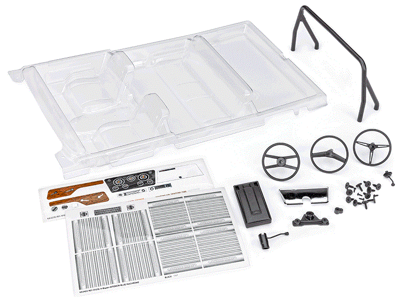 Traxxas 9114 INTERIOR 69-72 BLAZER CLEAR