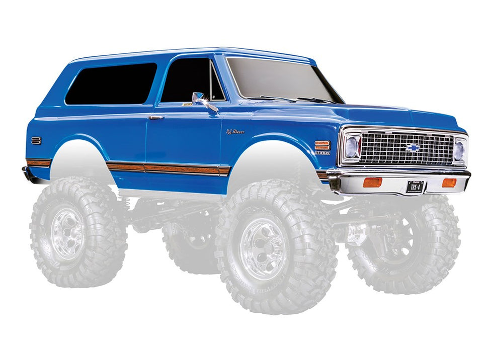 Traxxas 9130-BLUE BODY 72 BLAZER COMPLETE BLUE