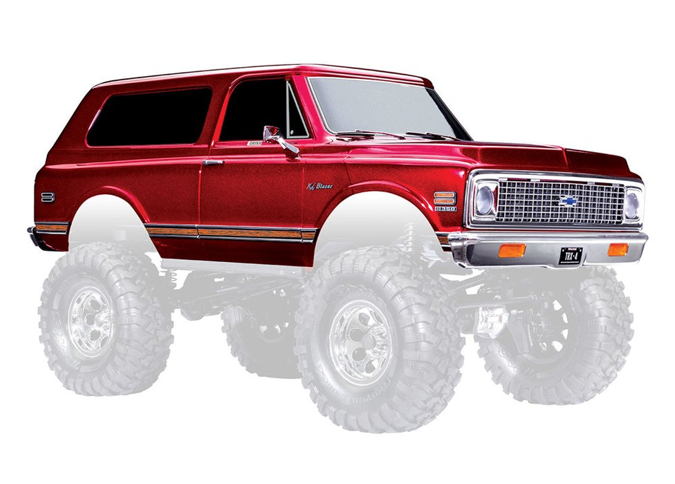 Traxxas 9130-RED BODY CHEVROLET 72 BLAZER CMPLT RED