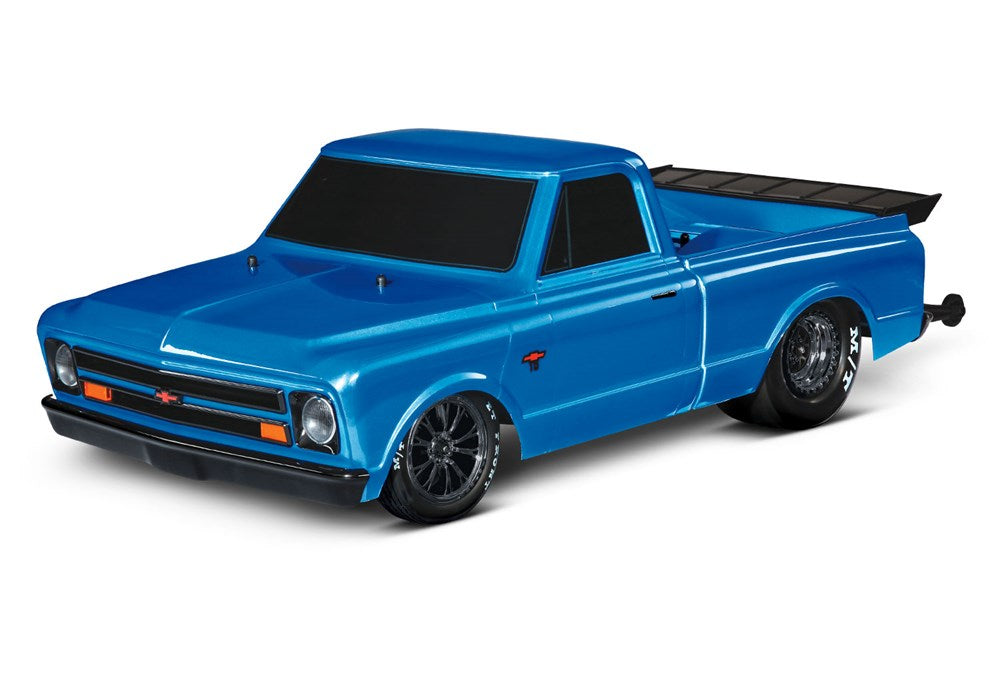 Traxxas 94076-4 - 1967 Chevrolet C10: 1/10 Drag Slash RTR With TSM