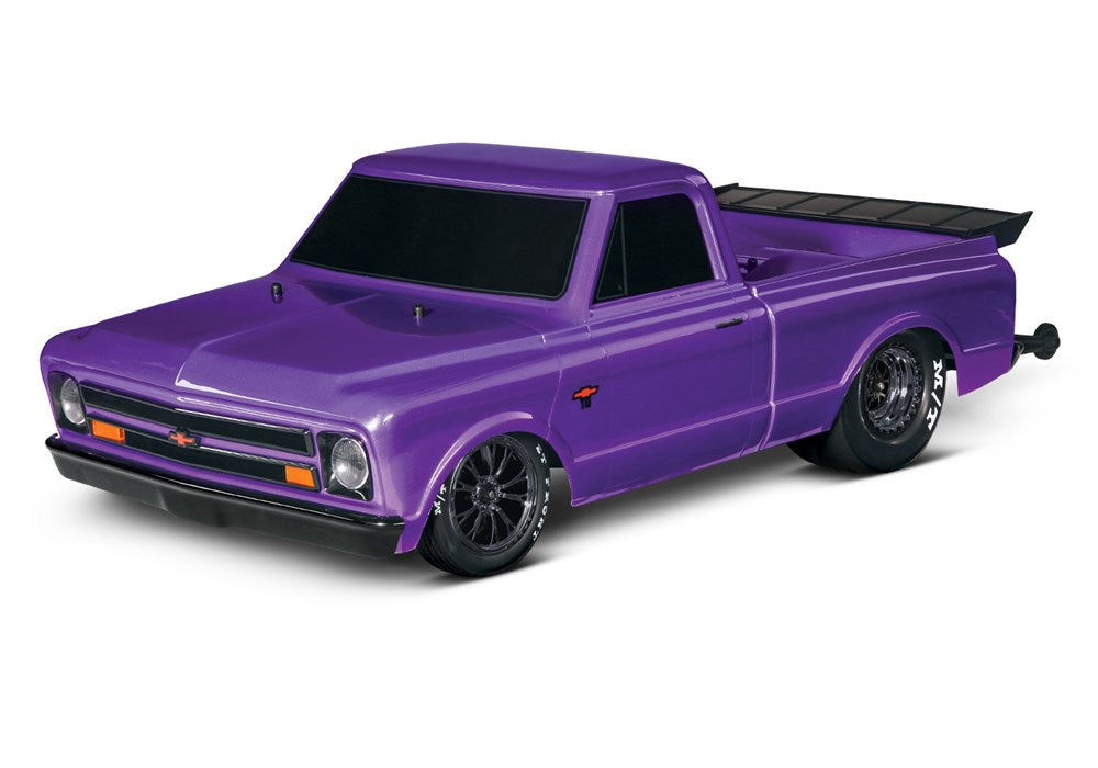 Traxxas 94076-4 - 1967 Chevrolet C10: 1/10 Drag Slash RTR With TSM