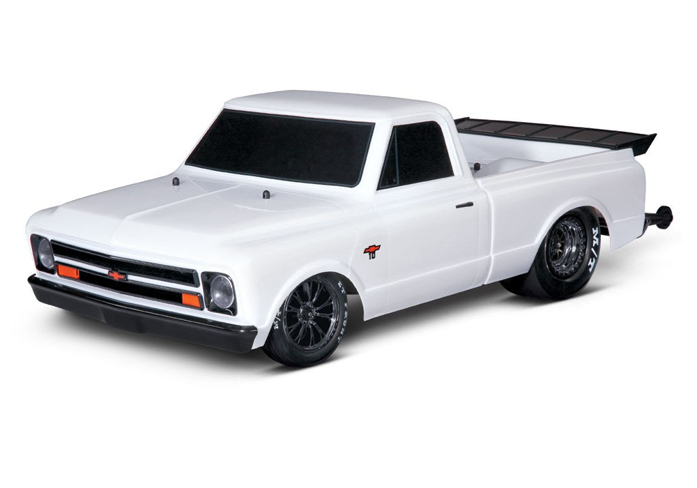 Traxxas 94076-4 - 1967 Chevrolet C10: 1/10 Drag Slash RTR With TSM