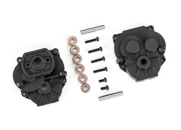 Traxxas 9747 Gearbox housing (front & rear)