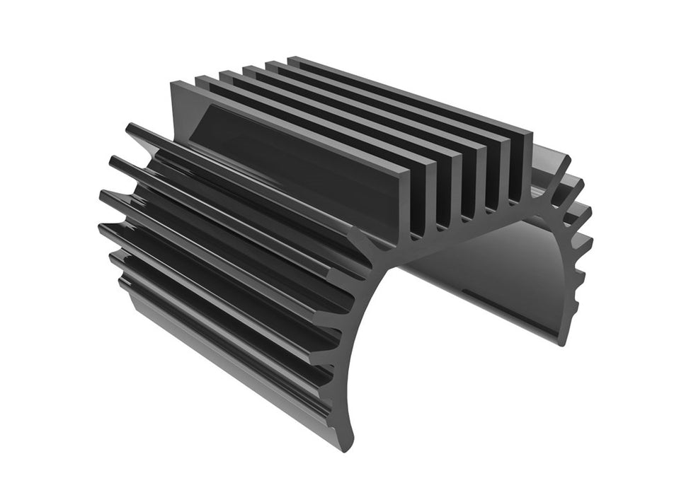 Traxxas 9793-GRAY Heat sink Titan 87T motor (6061-T6 aluminum dark titanium-anodized)