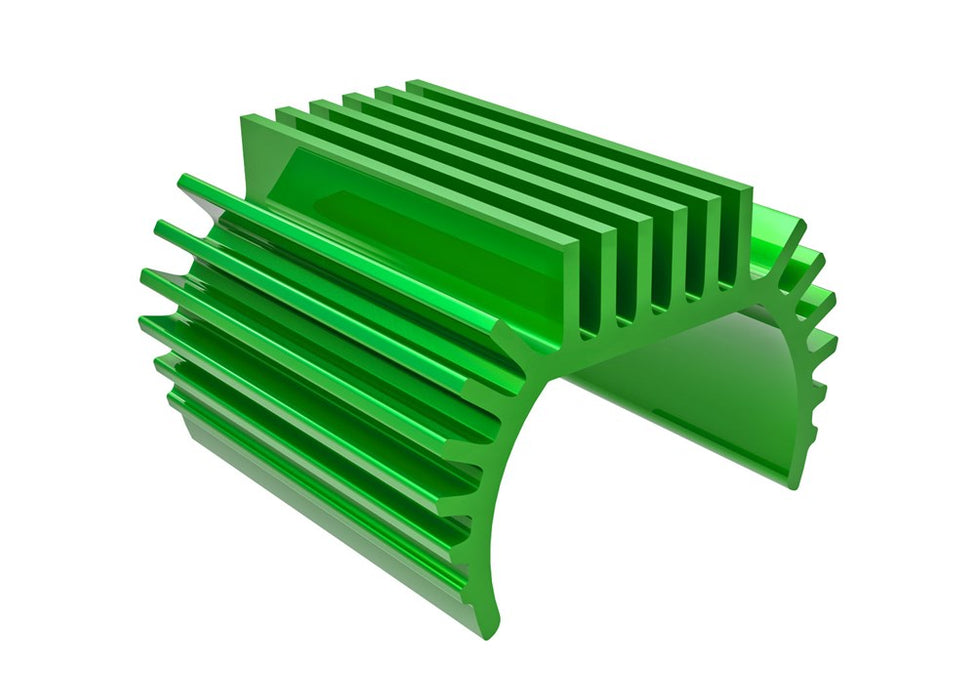 Traxxas 9793-GRN Heat sink Titan 87T motor (6061-T6 aluminum green-anodized)