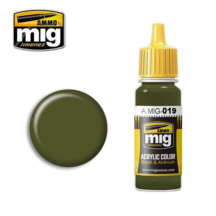 AMMO by Mig Jimenez A.MIG-0019 4BO RUSSIAN GREEN