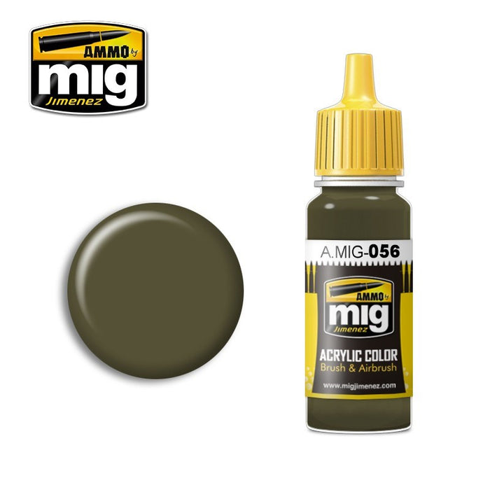 AMMO by Mig Jimenez A.MIG-0056 GREEN KHAKI (RLM 83)