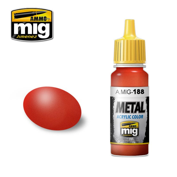 AMMO by Mig Jimenez A.MIG0188 METALLIC RED