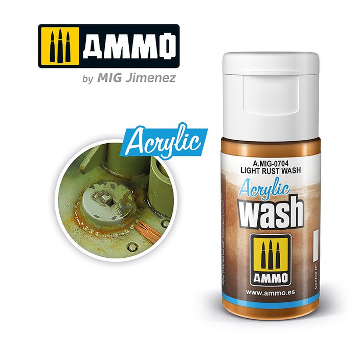 AMMO by Mig Jimenez 0704 Acrylic Filter Light Rust Wash