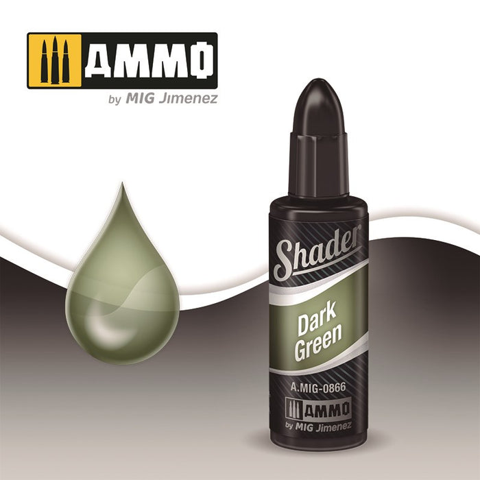 AMMO by Mig Jimenez A.MIG-0866 DARK GREEN