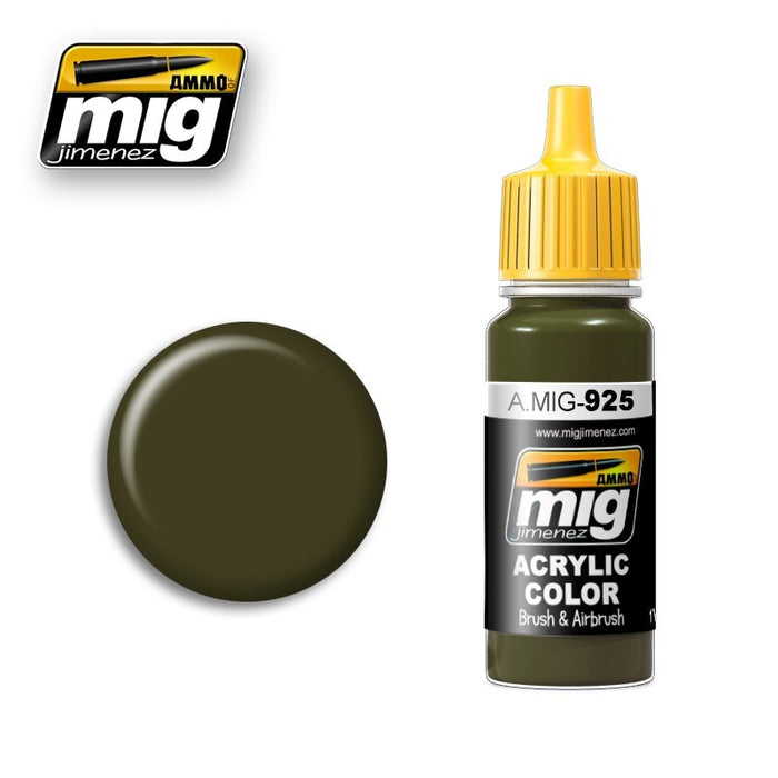 AMMO by Mig Jimenez A.MIG-0925 OLIVE DRAB  DARK BASE