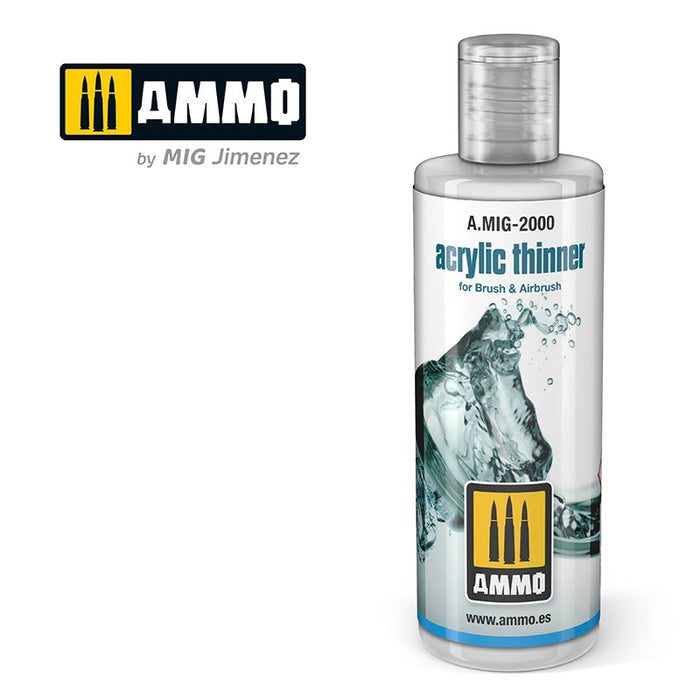 AMMO by Mig Jimenez A.MIG-2000 ACRYLIC THINNER (60 mL)