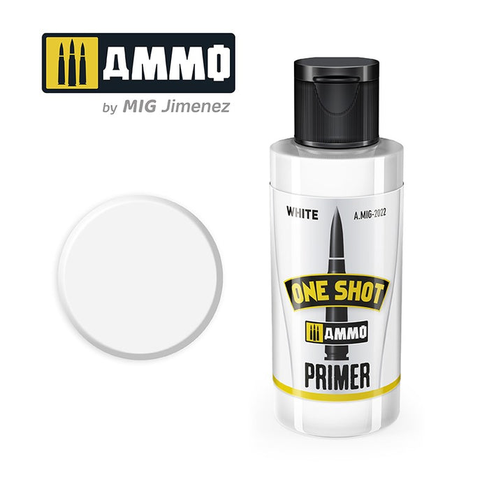 AMMO by Mig Jimenez A.MIG-2022 ONE SHOT PRIMER - WHITE