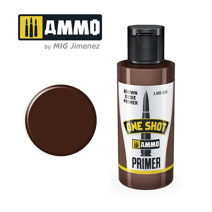 AMMO by Mig Jimenez A.MIG-2026 ONE SHOT PRIMER - BROWN OXIDE PRIMER