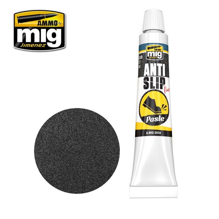 AMMO by Mig Jimenez A.MIG-2034 ANTI-SLIP PASTE - BLACK COLOR FOR 1/72 & 1/48