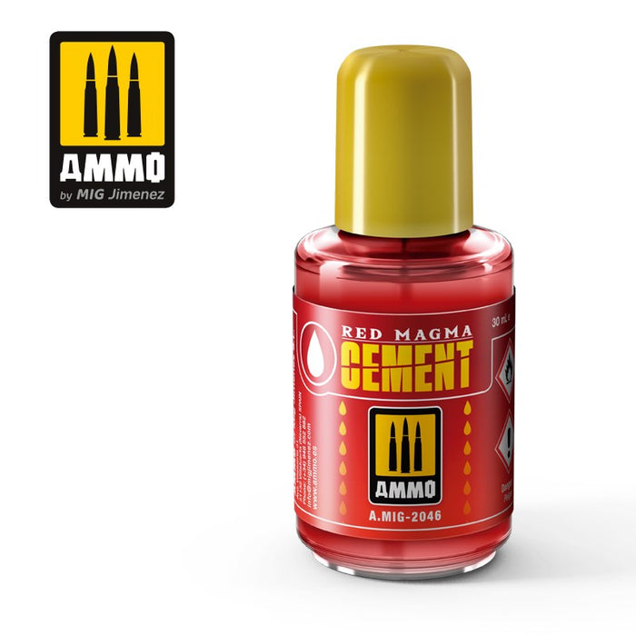 AMMO by Mig Jimenez A.MIG-2046 RED MAGMA CEMENT (30ML)