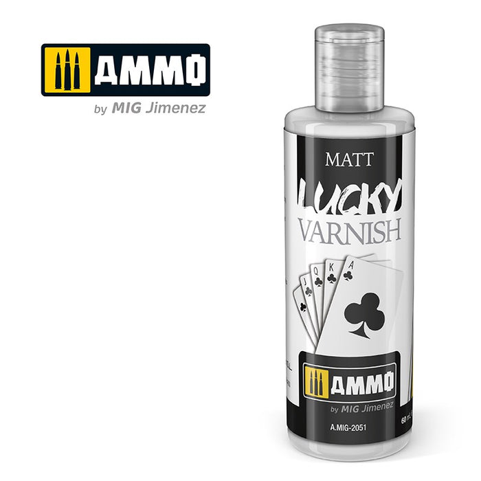 AMMO by Mig Jimenez A.MIG-2051 MATT LUCKY VARNISH (BIG 60 ML SIZE)