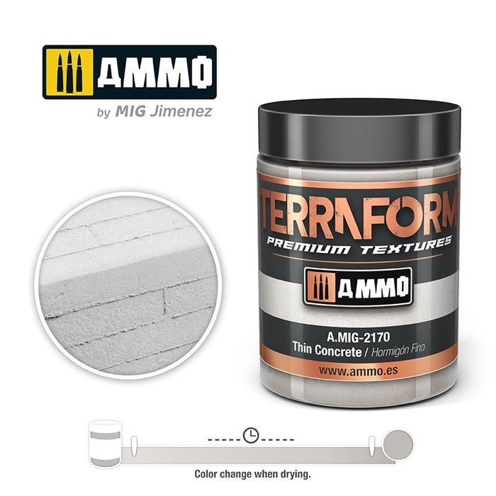AMMO by Mig Jimenez A.MIG-2170 TERRAFORM Thin Concrete