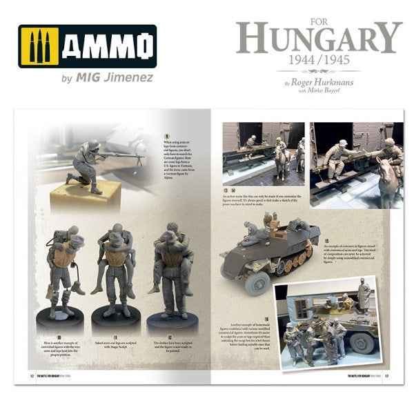 AMMO by Mig Jimenez A.MIG-6280 Book: The Battle for Hungary 1944/1945 (ENGLISH)