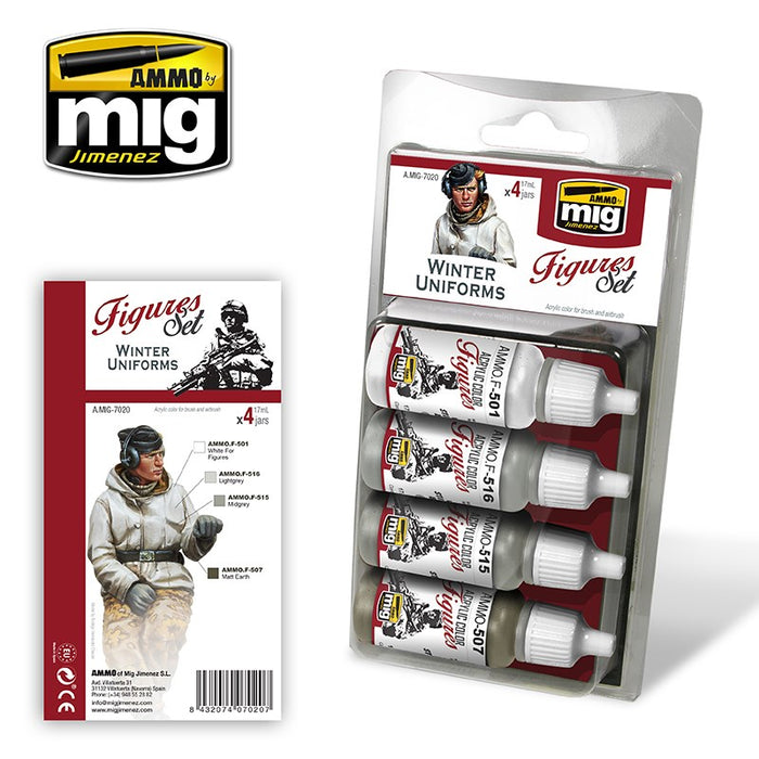 AMMO by Mig Jimenez A.MIG-7020 WINTER UNIFORMS