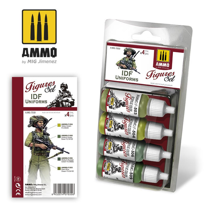 AMMO by Mig Jimenez A.MIG-7030 IDF UNIFORMS