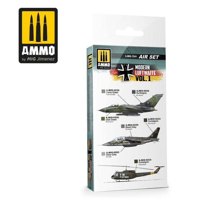 AMMO by Mig Jimenez A.MIG-7241 MODERN LUFTWAFFE VOL. 1 - AIR SET