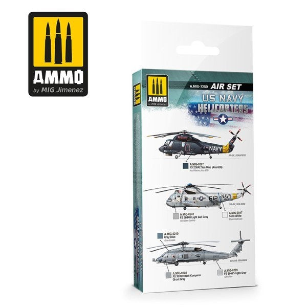 AMMO by Mig Jimenez A.MIG-7250 US NAVY HELICOPTERS - AIR SET